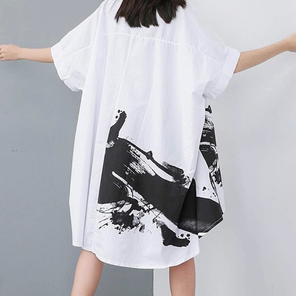 Abstract Hi Lo Shirt - Picture 2 of 5